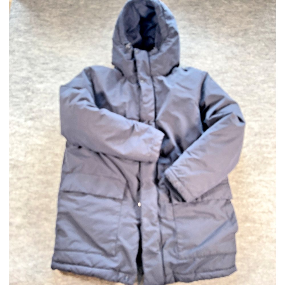 GAP Men’s Small Blue Hooded Parka Insulated Winter Coat Water Repellent